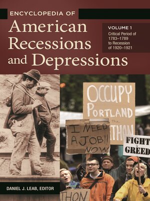 cover image of Encyclopedia of American Recessions and Depressions
